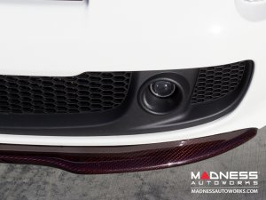 FIAT 500 Front Spoiler - Carbon Fiber - Red Candy